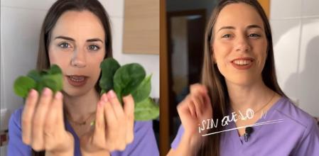 La veterinaria Raquel Pavo