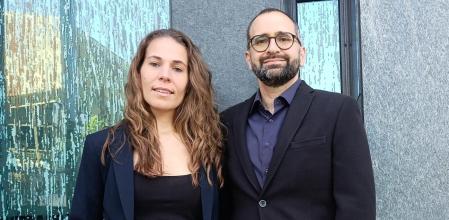 Almudena García-García y Francisco J. Cuesta-Valero, físicos.