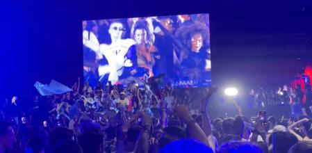 La cantante argentina Nathy Peluso en su segunda actuación de la jornada en el Sónar 2025