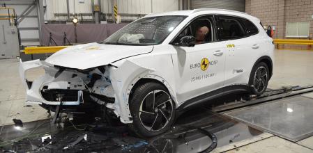 El MG MG55 EV pasó con la máxima puntuación los crash test