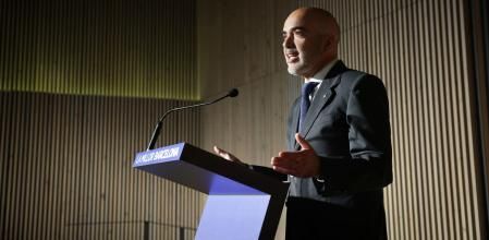 Daniel Sirera, este lunes, en el recinto modernista de Sant Pau