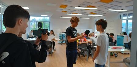 Redactores junior de Larramendi Ikastola (Mungia)