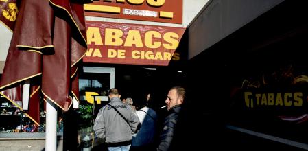 Un estanco en La Jonquera.&nbsp;