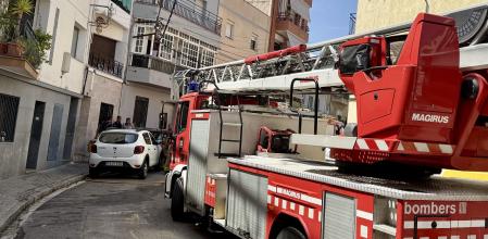 Incendio de un inmueble en Mataró