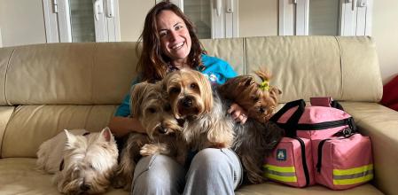 Luisa Murcia es veterinaria a domicilio en Madrid y denuncia la poca digitalización que hay en el sector. 