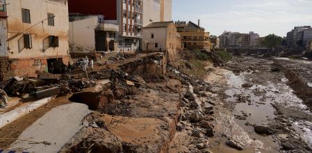 El barranco del Poyo, a 17 de noviembre de 2024, en Paiporta, Valencia,&nbsp;