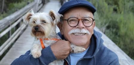 Las mascotas tienen grandes beneficios en el envejecimiento saludable.&nbsp;