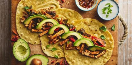 Fajitas de Addicted to Hummus