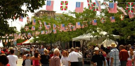Una imagen del Jaialdi, la gran fiesta vasca en Boise, en Idaho, Estados Unidos