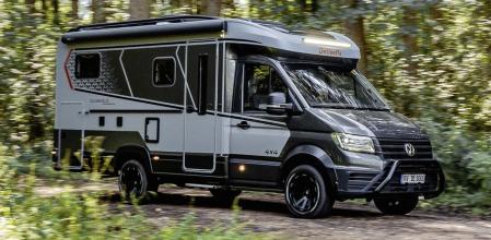 La Globebus Performance 4x4 se ha desarrollado tomando como base el Volkswagen Crafter, propulsado por un motor diésel de 163 CV 