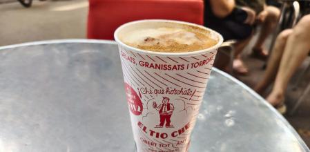 El Tío Che, en Barcelona, es uno de los únicos locales de la ciudad que sirve la leche merengada granizada