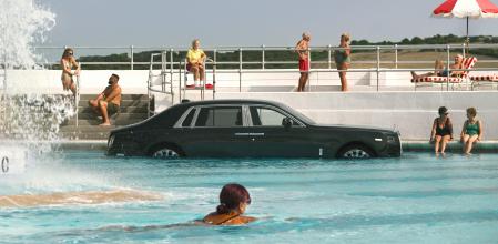 El lugar escogido fue la piscina de Tinside Lido, en la localidad inglesa de Plymouth.
