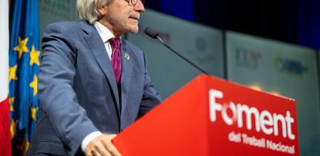 El presidente de Foment del Treball, Josep Sánchez Llibre,.