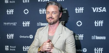 El actor James McAvoy, durante la presentación en Toronto de su opera prima como director, 'California Schemin'