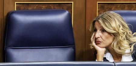 Díaz siguió parte del debate en ausencia de varios ministros socialistas&nbsp;