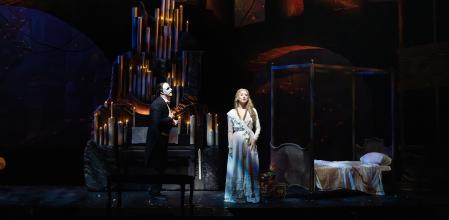 Una escena del musical 'El fantasma de la Ópera'