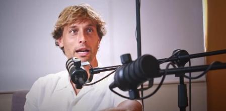 Sergio Canales durante el podcast