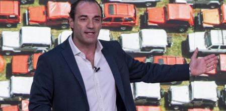 El CEO de Stellantis, Antonio Filosa, durante una presentación de Jeep.