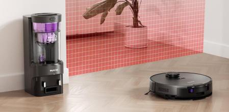 El robot limpiado el comedor de un piso