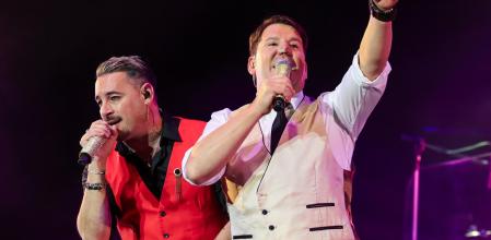 Andy y Lucas durante su último concierto en el Palacio Vistalegre de Madrid, el pasado 10 de octubre