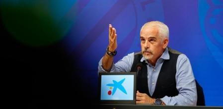 Alan Pace durante su primera comparecencia