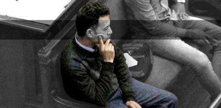 Mohamed Taheri, sentado en el banquillo de los acusados en la Audiencia de Barcelona 