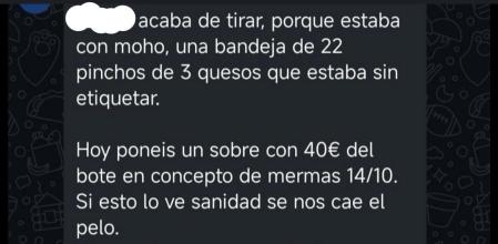 El mensaje del propietario de un restaurante a sus empleados, a quienes obliga a pagar por platos que se han roto y comida que se ha puesto mala