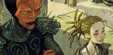 Detalle de una viñeta de 'El diablo y Coral', de Homs