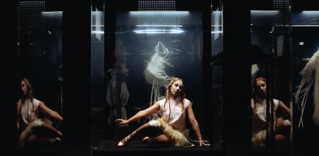 Una imatge d’assaig de 'Little women', de Lucia Del Greco, al Teatre Lliure