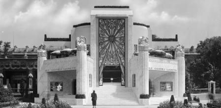 El pabellón de Galeries Lafayette en la Exposición Internacional de Artes Decorativas e Industriales Modernas de 1925 en París&nbsp;