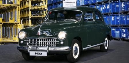En 2023, Seat conmemoró el 70 aniversario del lanzamiento de su modelo 1400&nbsp;