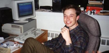 Elon Musk de joven.