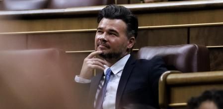 El portavoz de ERC en el Congreso, Gabriel Rufián, en un pleno del Congreso.&nbsp;