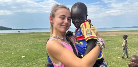 María Galán, vive en Uganda desde hace seis años