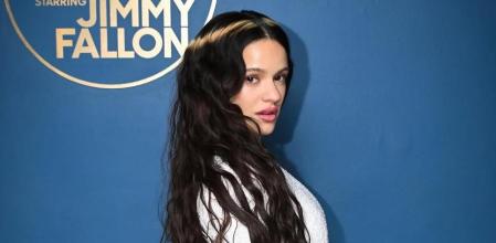 Rosalía durante su participación en el programa de Jimmy Fallon
