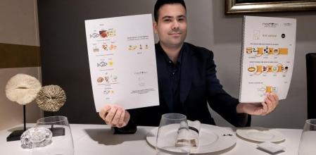 Pere Sordé sostiene dos cartas especiales adaptadas del restaurante Nectari
