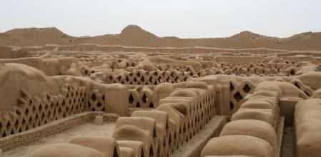La ciudadela de Chan Chan llegó a albergar a 35.000 habitantes