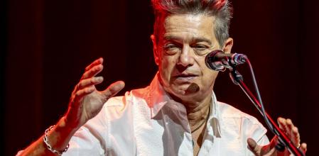 Santiago Auserón durante la presentación del disco 'Nerantzi'