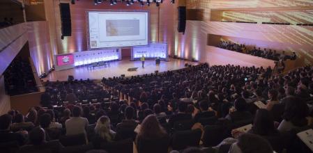Panorámica de la sala principal del Auditori de Girona, con una capacidad para 1.200 personas