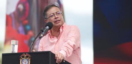 El presidente de Colombia, Gustavo Petro
