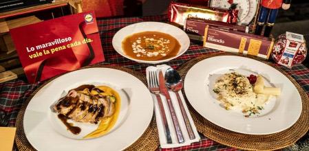 Platos del menú navideño de Lidl elaborados con producto fresco y propuestas Deluxe y Favorina