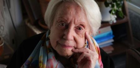 Montserrat Torrent, a sus 99 años.