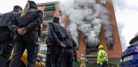Varias personas han quedado atrapadas en el interior de un bloque de viviendas en la Avenida de Portugal, en Toledo