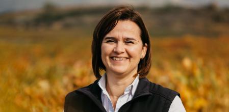 La enóloga Mayte Calvo de la Banda. 