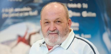 El alpinista, a sus 69 años. 