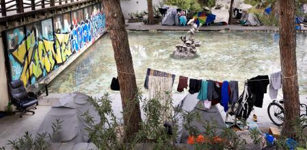 Reportaje de personas sin techo en la Vila Olimpica