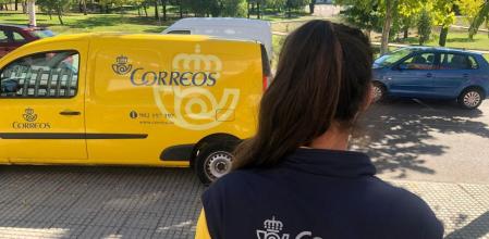 Una trabajadora de Correos&nbsp;