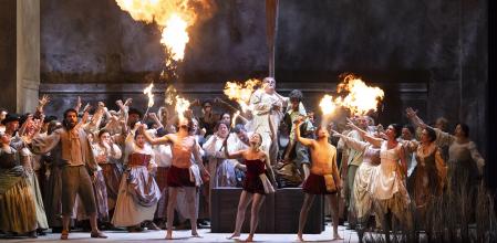 Una escena de La Gioconda de Romain Gilbert en el Liceu