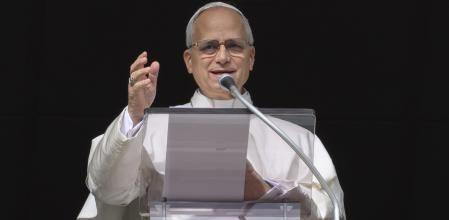 El papa León XIV, en una imagen del pasado 4 de enero, durante el rezo del Ángelus 