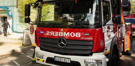 Un incendio en la chimenea de un edificio en Lleida obliga a confinar temporalmente a los vecinos